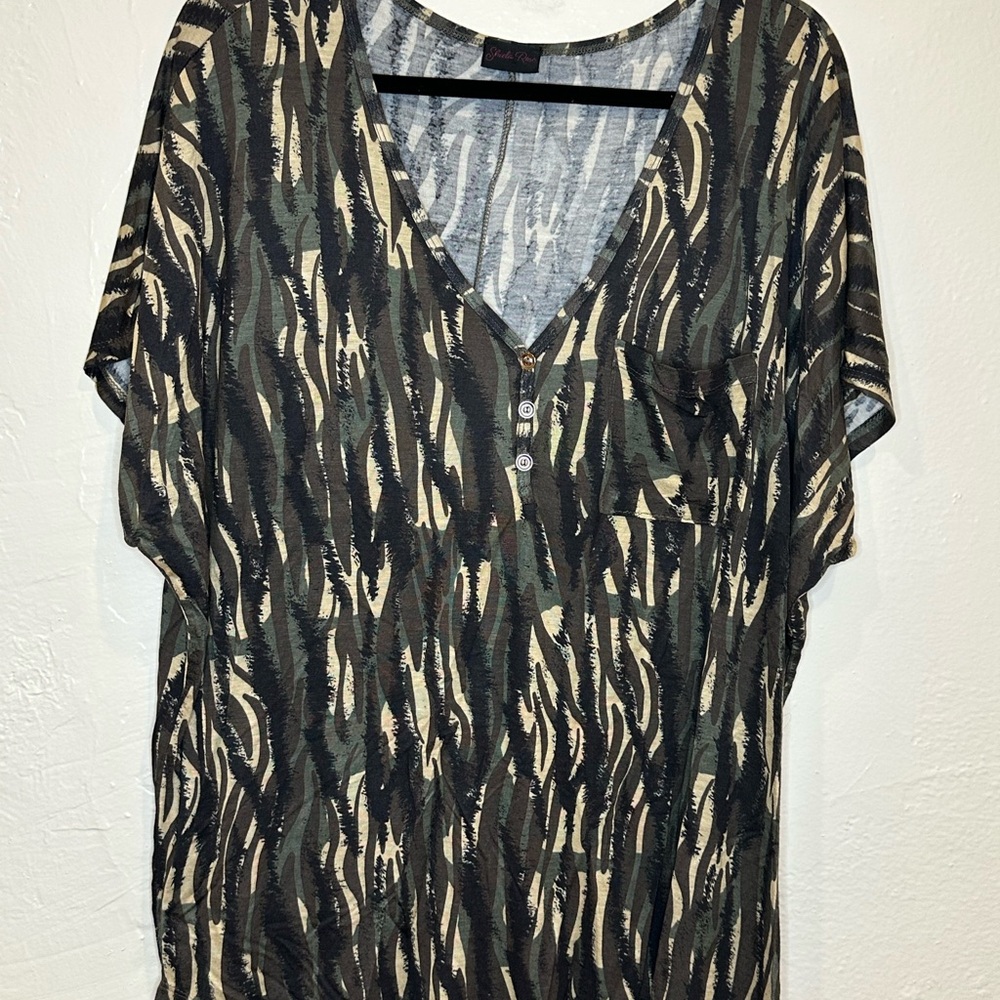 Chic Women's  Patterned Blouse